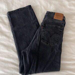 Levi Ribcage Straight Ankle Jeans